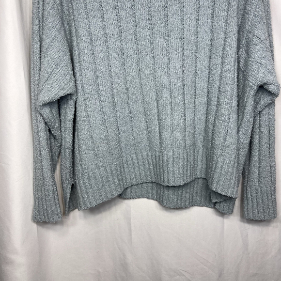 Eileen Fisher Women's Size XL Organic Cotton Fluff Rib Sweater Top Cashmere Blue - Picture 3 of 10